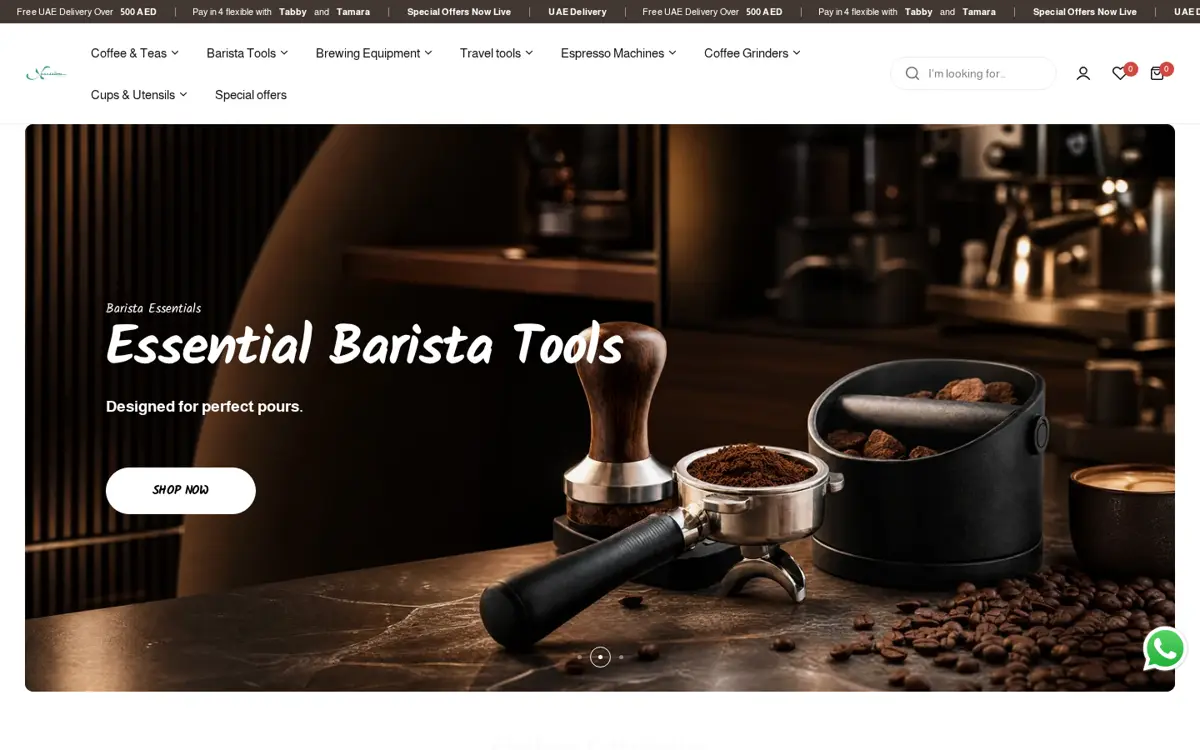 spresso.ae website designed by Imperium Global Media