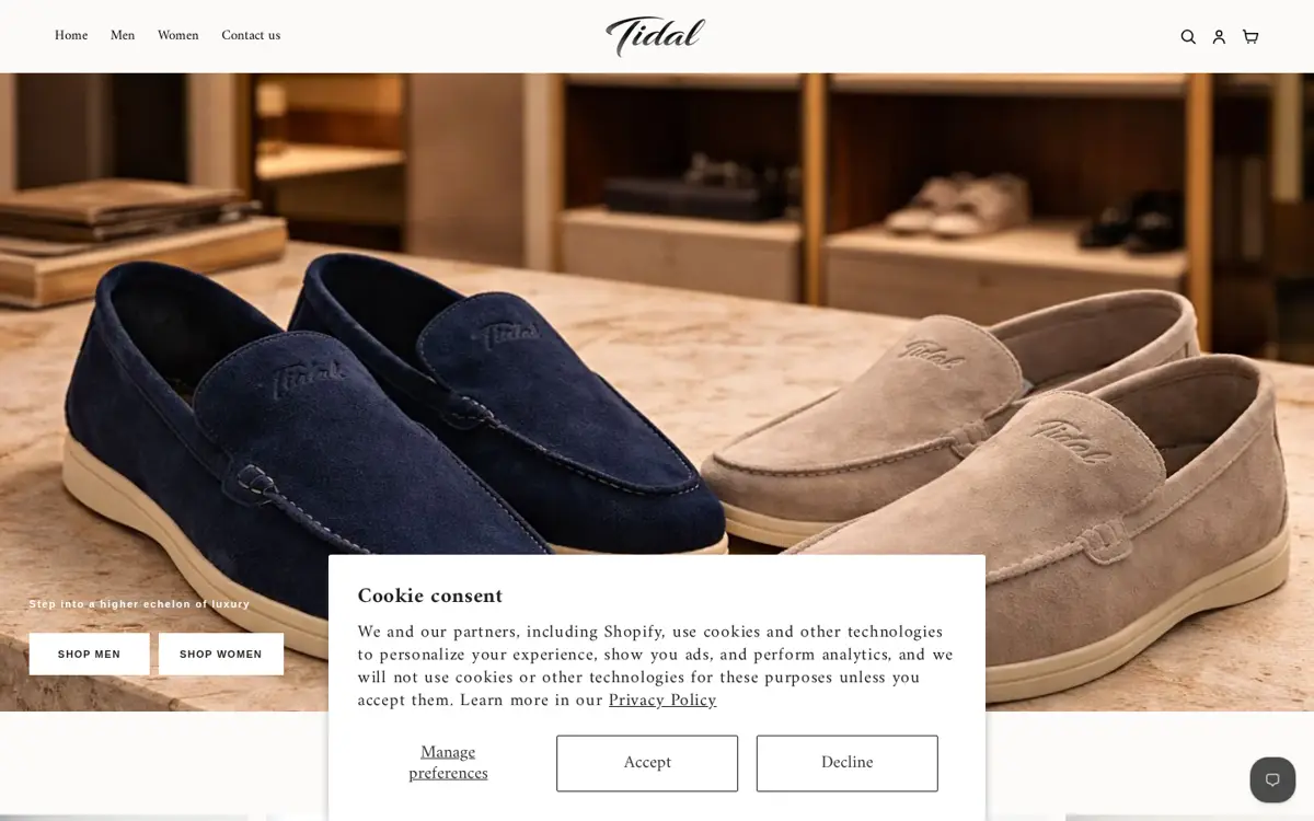 tidalofficial.com website designed by Imperium Global Media