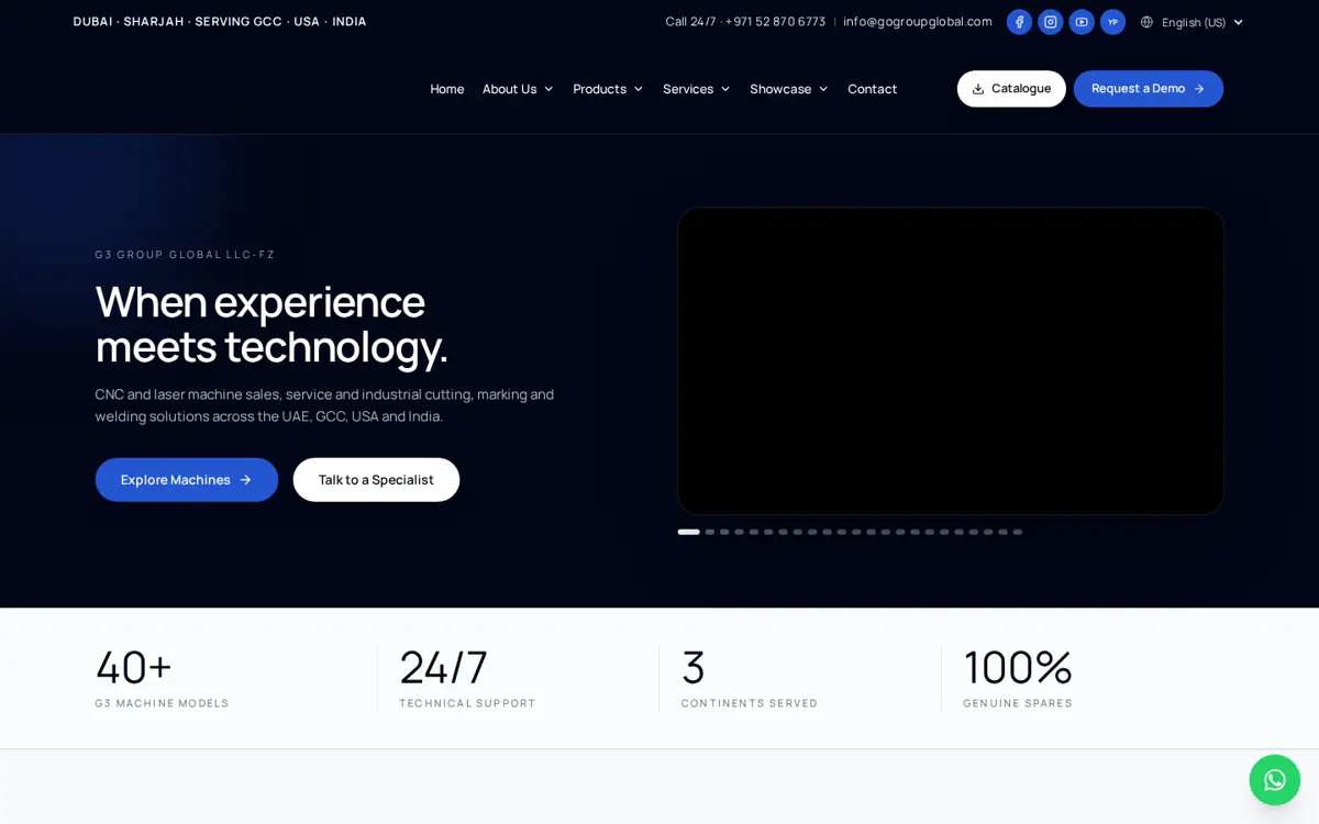 gogroupglobal.ae website designed by Imperium Global Media