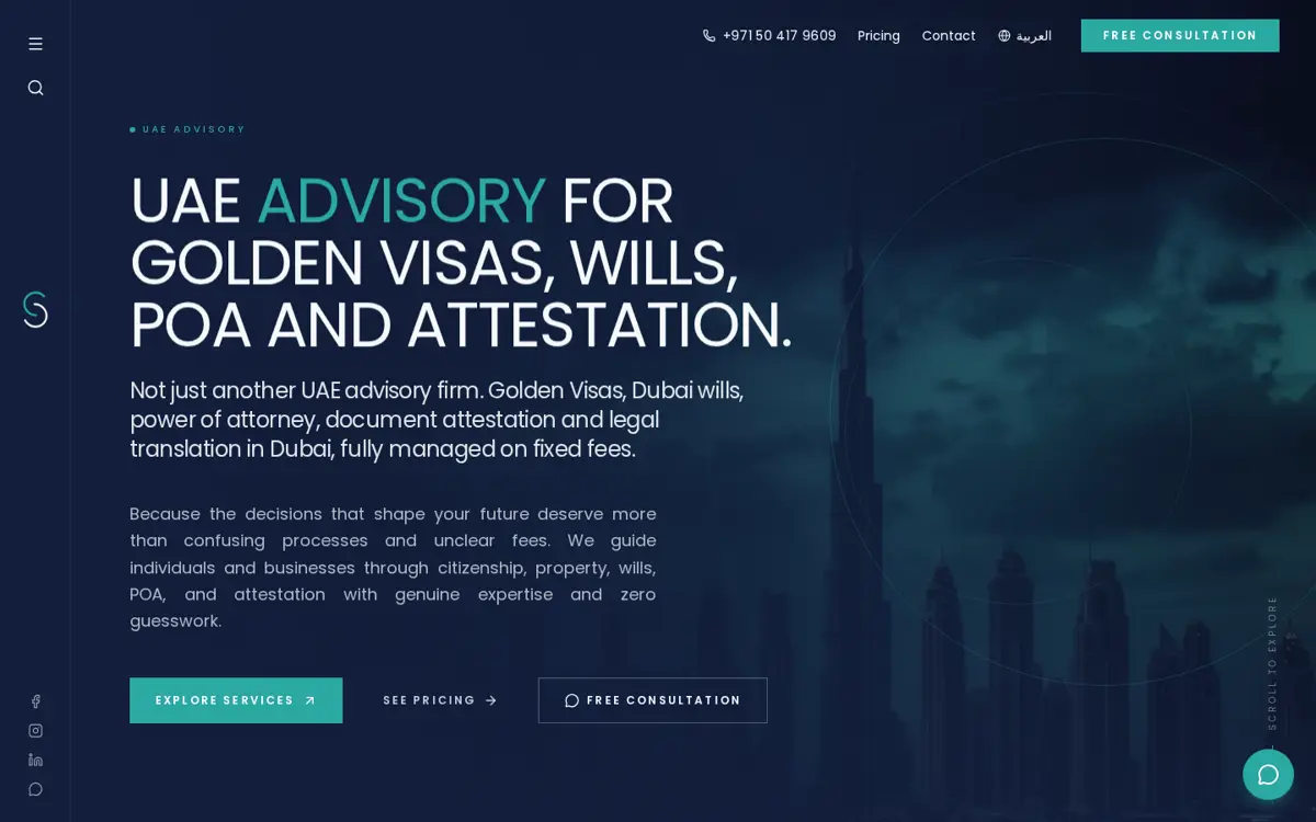 simplifyadvisory.com website designed by Imperium Global Media