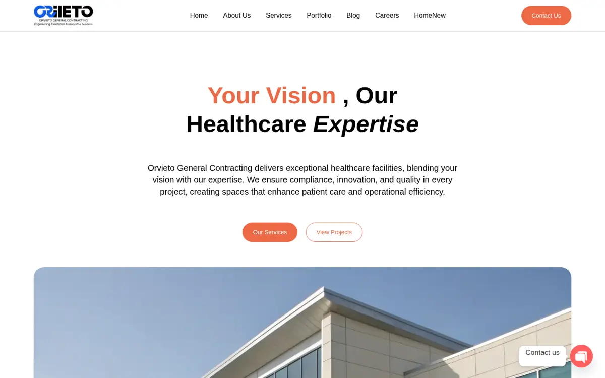 orvietoco.com website designed by Imperium Global Media